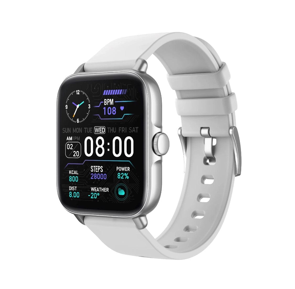 Pink Plus Smart Watch with BT caliing - Smart Watch SA