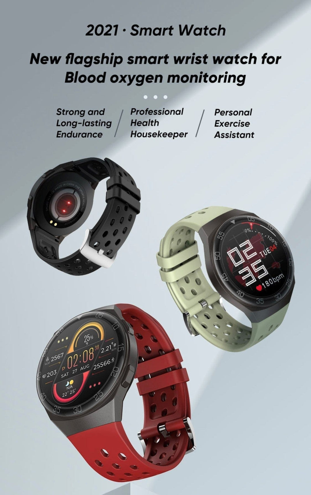 Smart Watch South Africa Watches Red SENBONO MAX1 GREEN