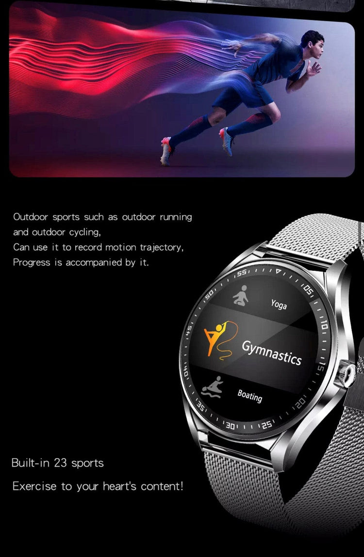 Smart Watch South Africa Watches Silver & Black Silicone SMARTOBY High End Business Silver And Black Silicone