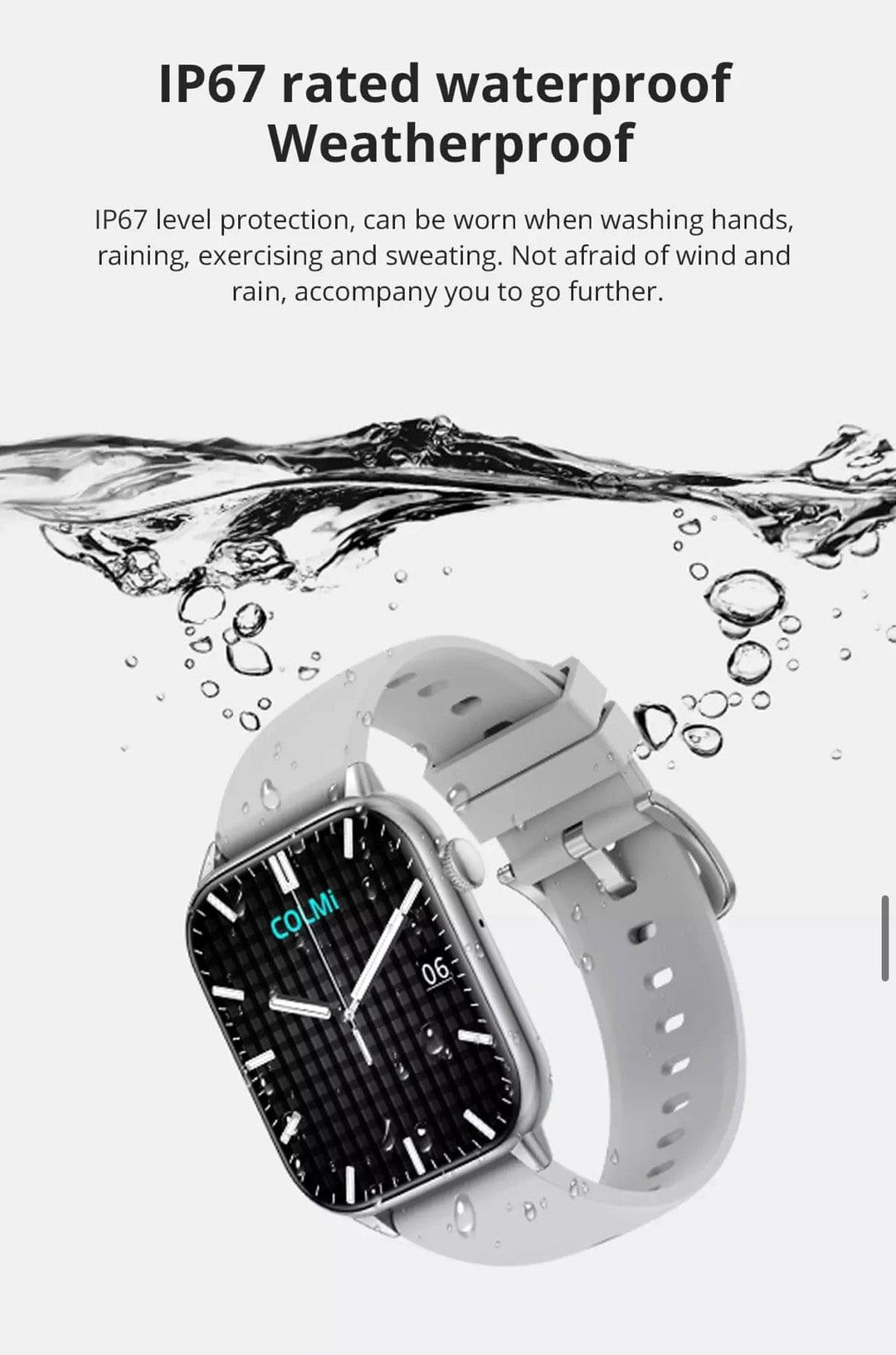 Colmi C60 Smart Batch Silver Smart Watch South Africa
