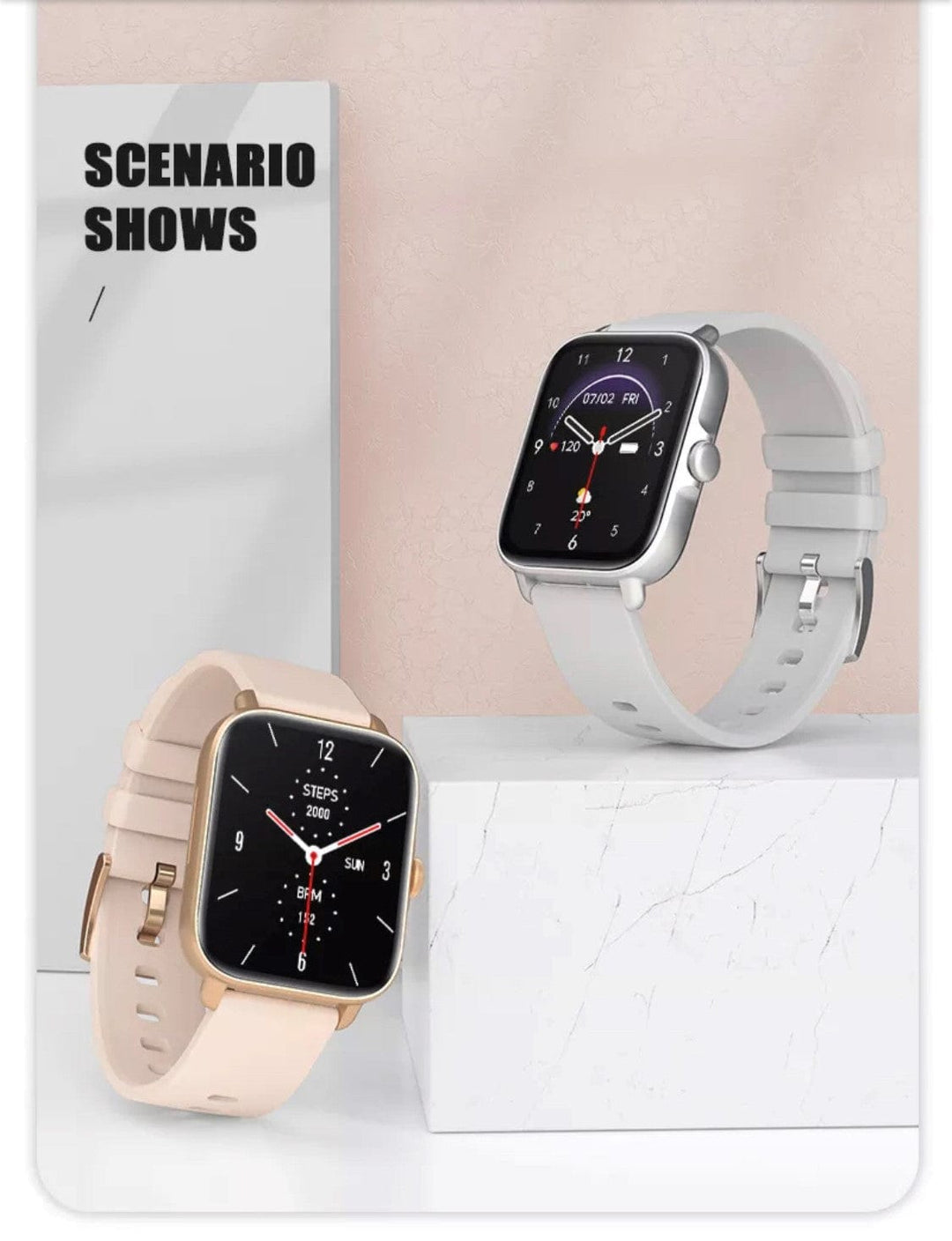 Smart Watch South Africa Watches Silver &  Quot Smartoby P28 Plus Silver& Quot with Bluetooth Calling  -- Extra Straps Availible
