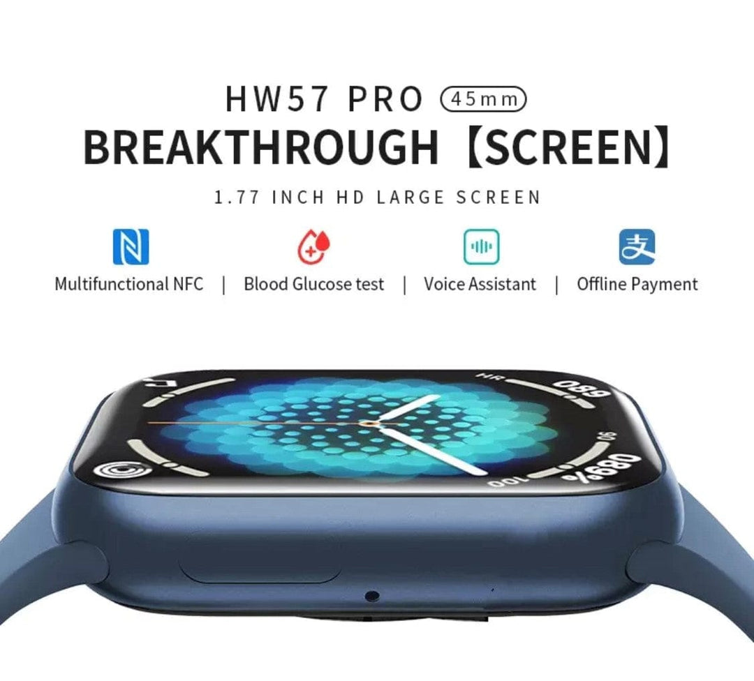 Smart Watch South Africa Watches White HW 57 Pro Slver- Verious Colour Straps Availible at R68 Each.
