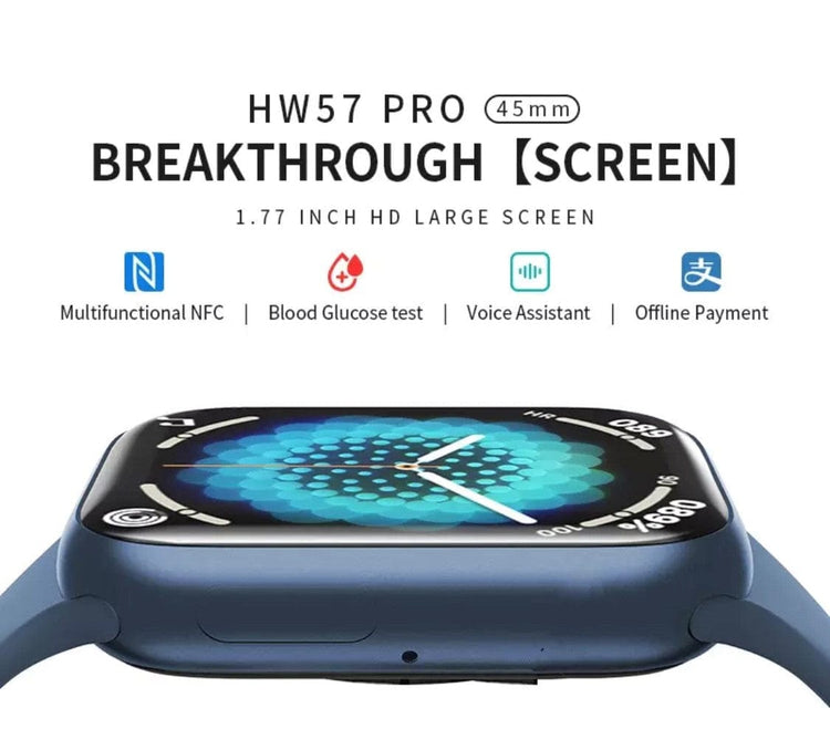 Smart Watch South Africa Watches White HW 57 Pro Slver- Verious Colour Straps Availible at R68 Each.