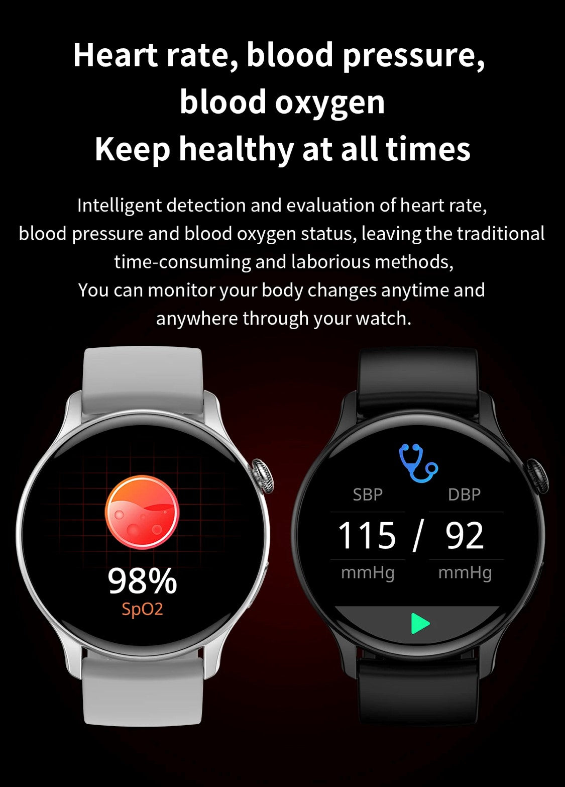 Smartoby Amoled BT Smart Watch