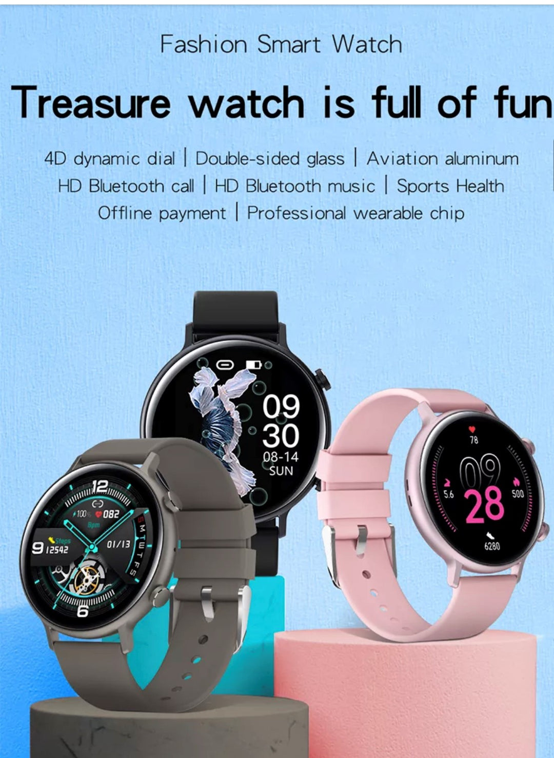 MOMIX GW33 Black Smart Watch South Africa