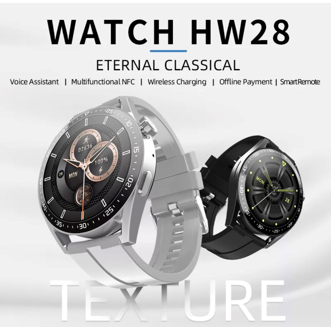 HW28 Smart Watch Orange Smart Watch South Africa