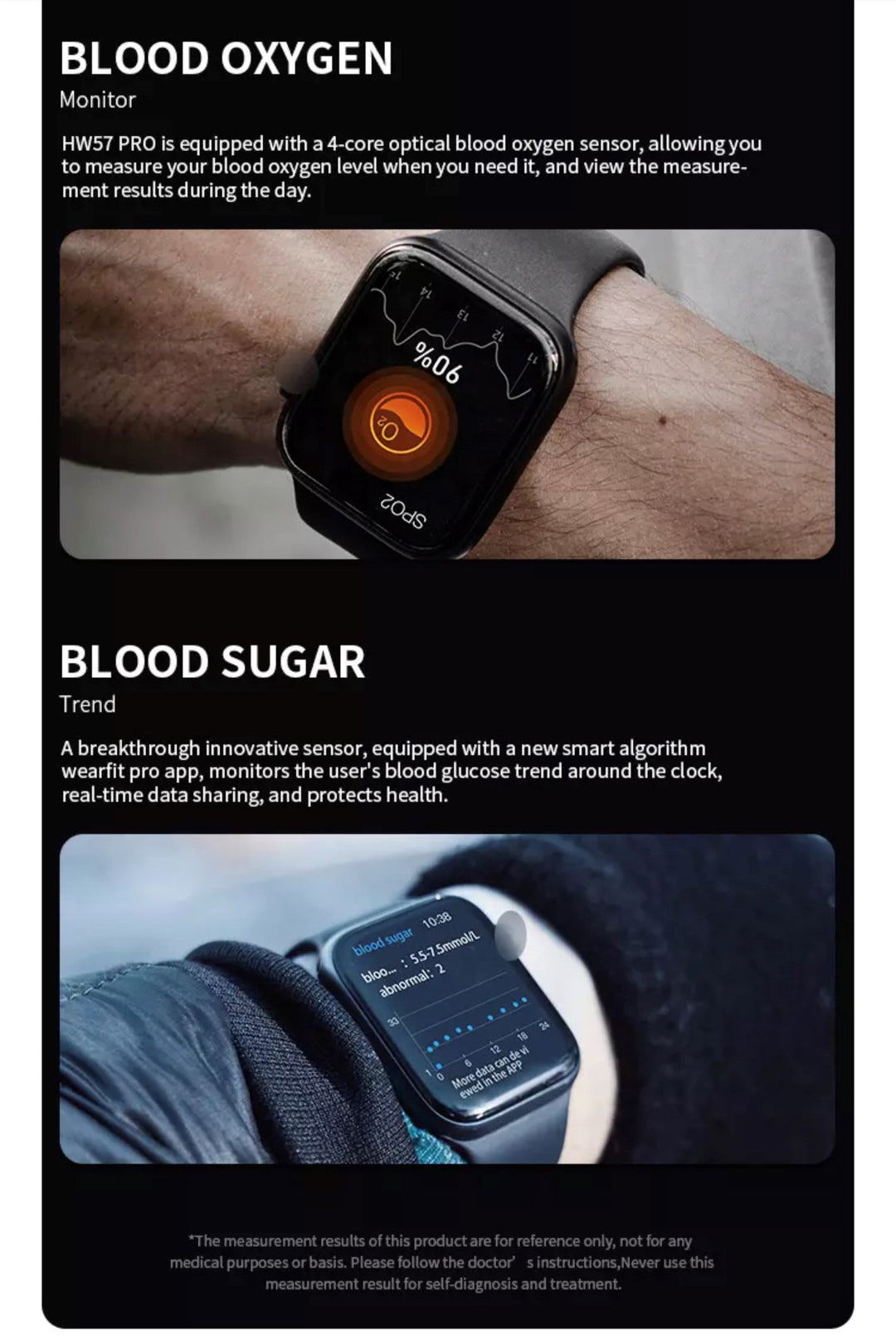 HW 57 Pro Blue -- Verious Strap Colours Availible at R68 Each Smart Watch South Africa
