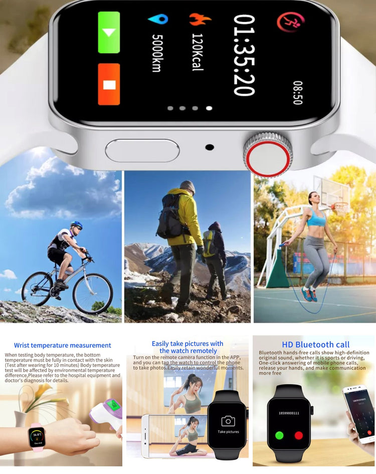 IWO7 Pro Black Smart Watch South Africa 
