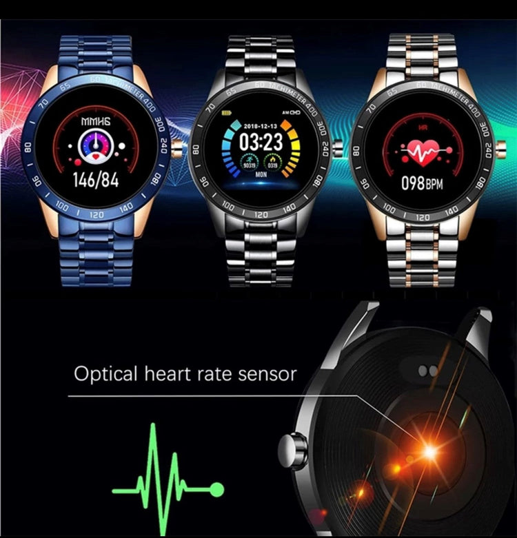 LIGE Smart Watch 122A Silver and Gold-Smart Watch South Africa 
