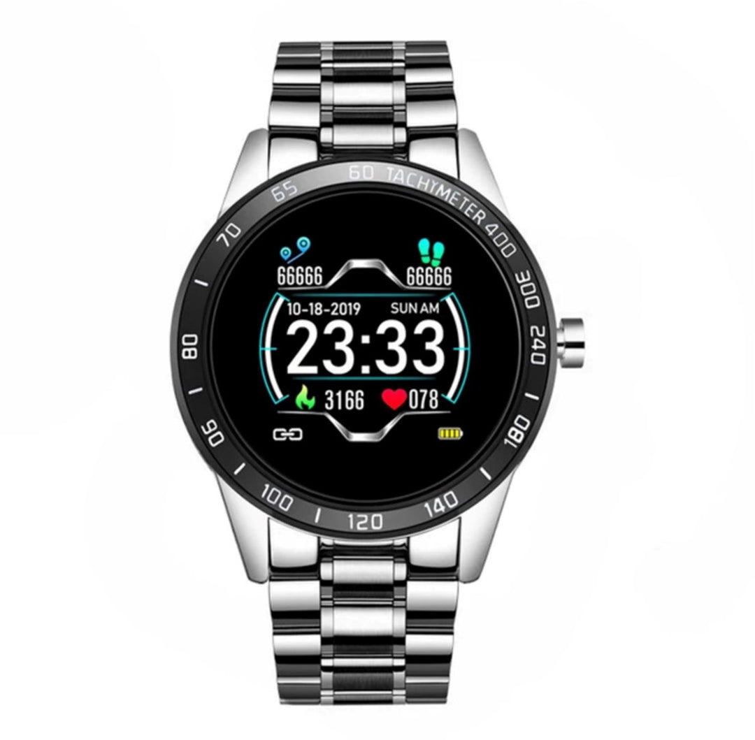 LIGE Smart Watch 122C Blue and Gold-Smart Watch South Africa 