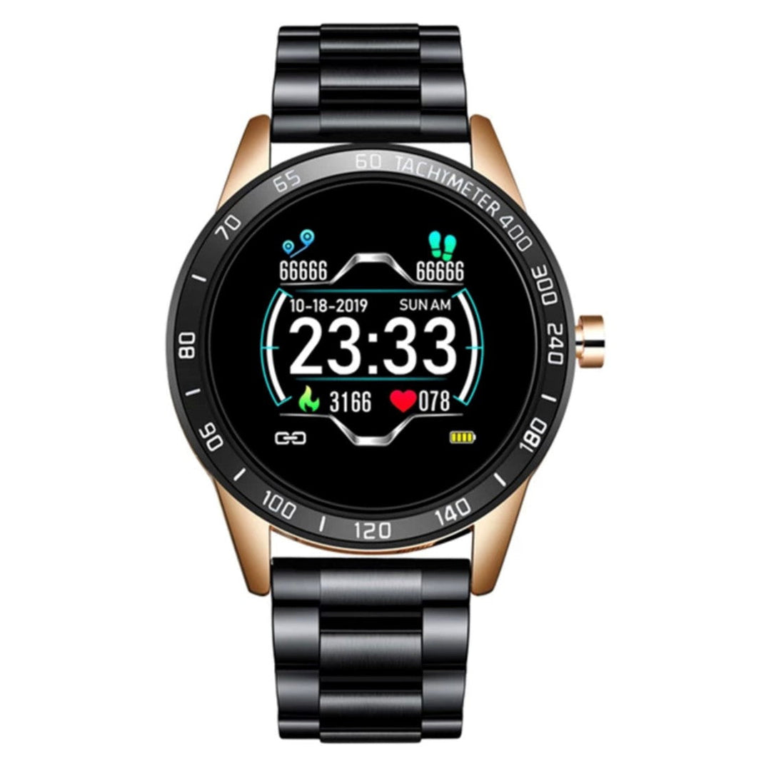 LIGE Smart Watch 122A Silver and Gold-Smart Watch South Africa 