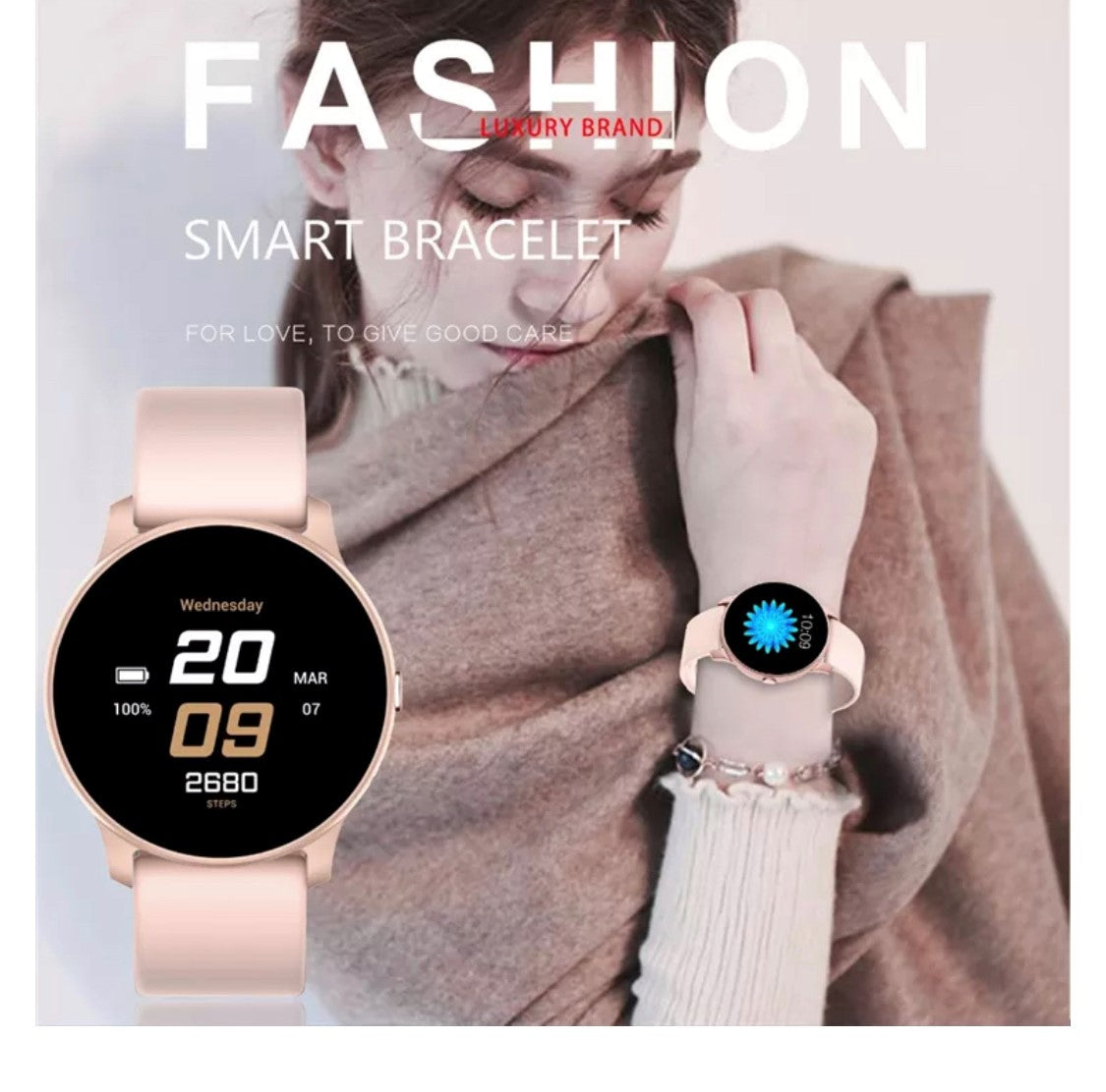 Lige Ultra Thin Smart Bracelet  Black Smart Watch South Africa