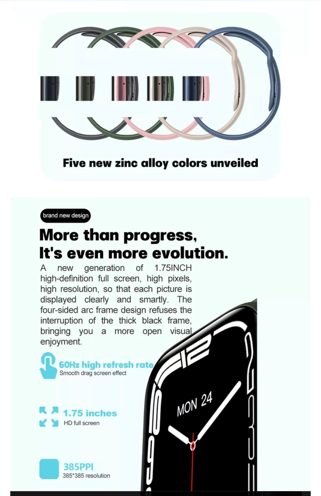 N78 Pro --Black ---Verious Colours Extra Straps availible R68 Each. Smart Watch South Africa
