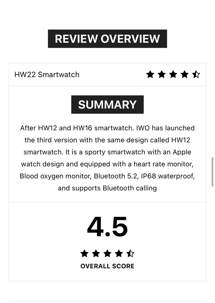 HW 22 PRO Black-- Verious Colour Straps Availible At R68 Each.-Smart Watch South Africa 