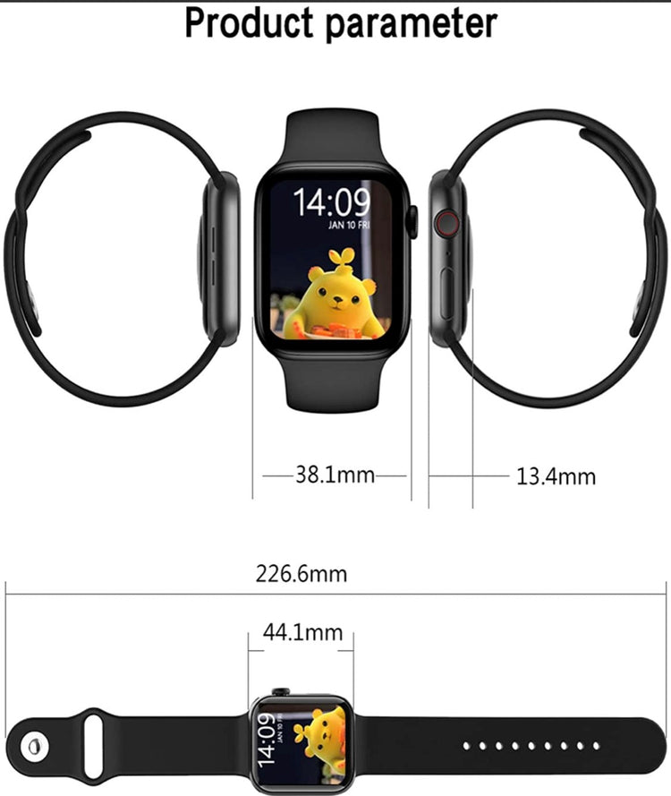 HW 22 PRO Black-- Verious Colour Straps Availible At R68 Each.-Smart Watch South Africa 