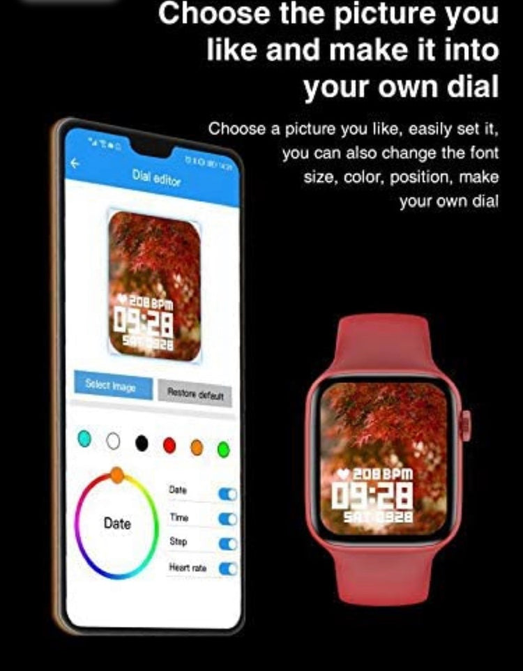 HW 22 PRO Black-- Verious Colour Straps Availible At R68 Each.-Smart Watch South Africa 