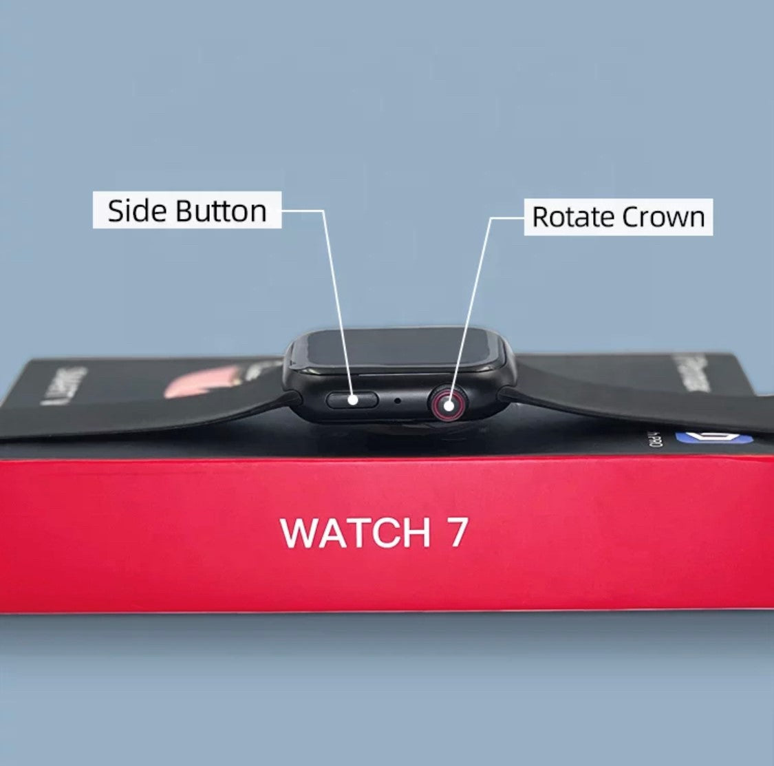 i7 Pro Max RED Extra Straps Availible Smart Watch South Africa