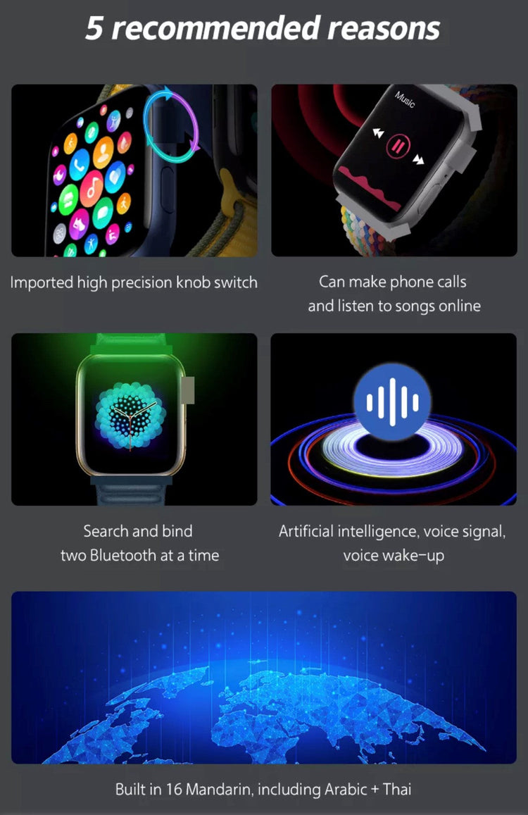i7 Pro Max Pink Extra Straps Availible Smart Watch South Africa