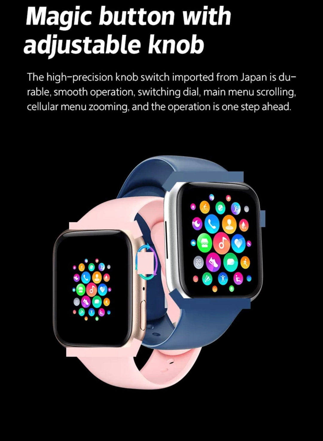 i7 Pro Max Blue Extra Straps Availible Smart Watch South Africa