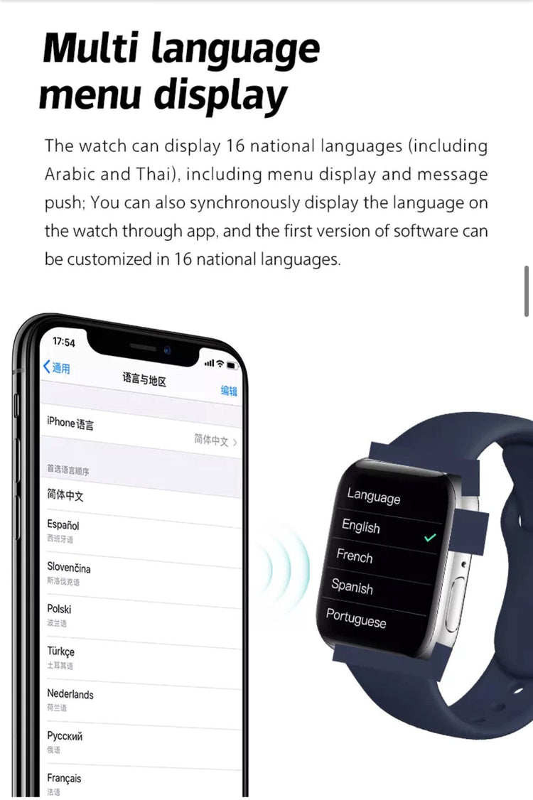 i7 Pro Max Blue Extra Straps Availible Smart Watch South Africa