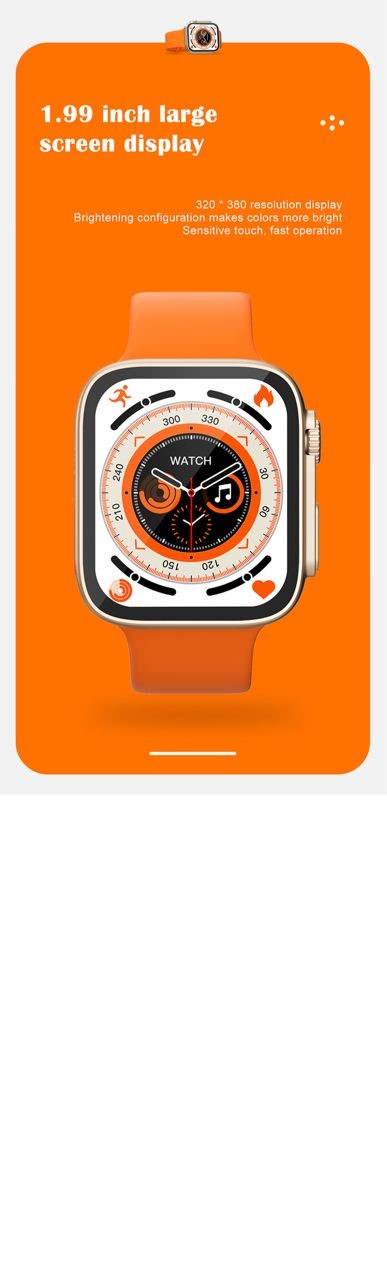 M8 Ultra Black Smart Watch South Africa 