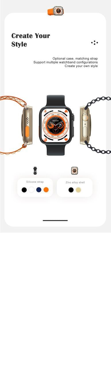 M8 Ultra Black Smart Watch South Africa