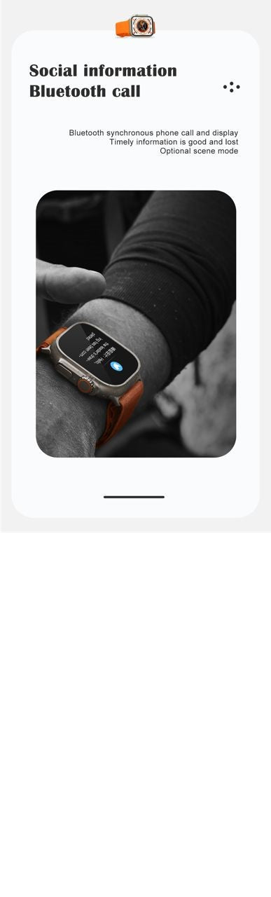 M8 Ultra Black Smart Watch South Africa