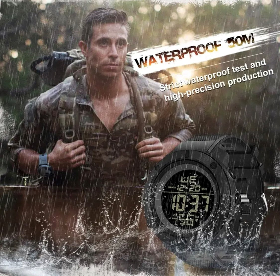 North Edge Tank Black Smart Watch South Africa